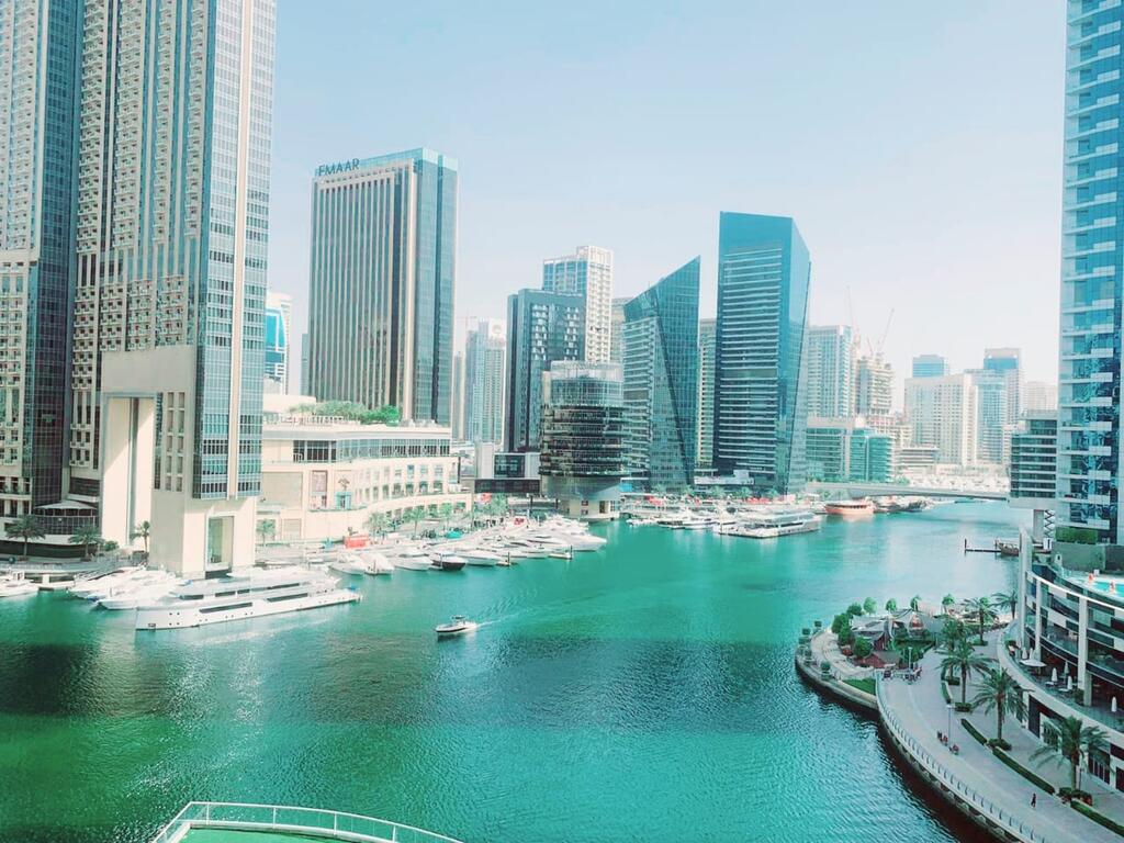 Luxury Studio Apartment With Full Dubai Marina Views - Accommodation Dubai